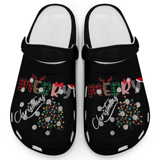 MERRY CHRISTMAS ,Christmas light Clogs