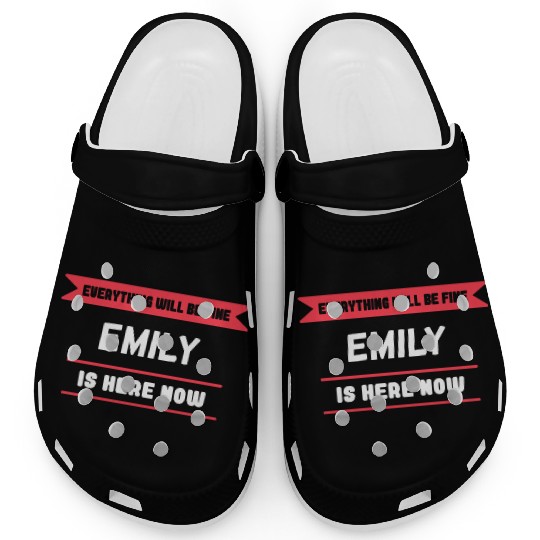 Emily Name Saying for proud Emilys Clogs