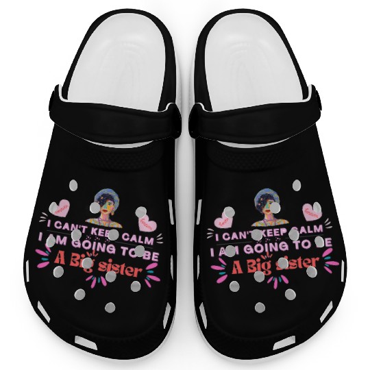 I'm Going To Be A Big Sister , design by roka0000 Clogs