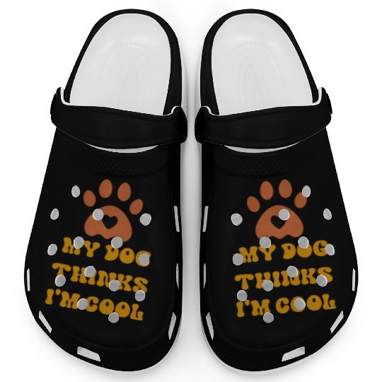 Crazy Dog Clogs Unisex-Adult My Dog Thinks Im C