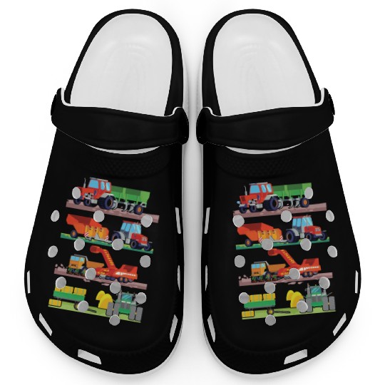 Farm Vehicles Tractor Lover Clogs