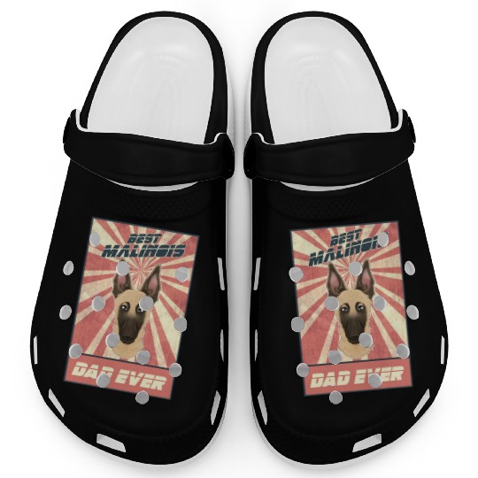 Best Belgian Malinois Dad Ever I Mechelaar Lover Clogs