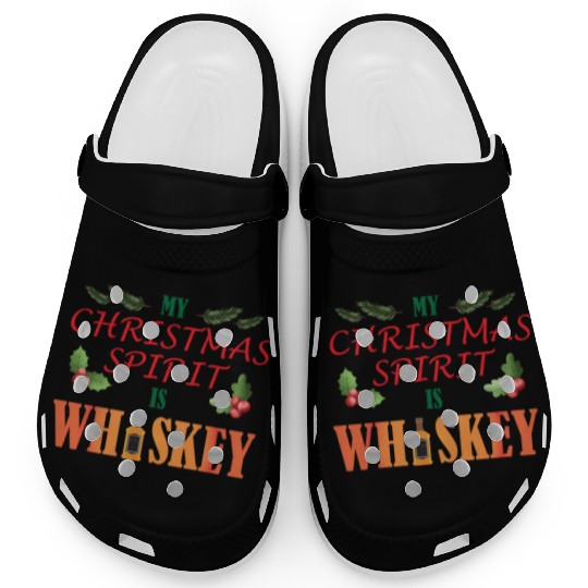 Christmas Spirit Whiskey Clogs