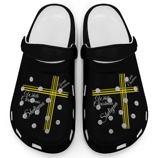 White Christmas Sheliyaa Clogs