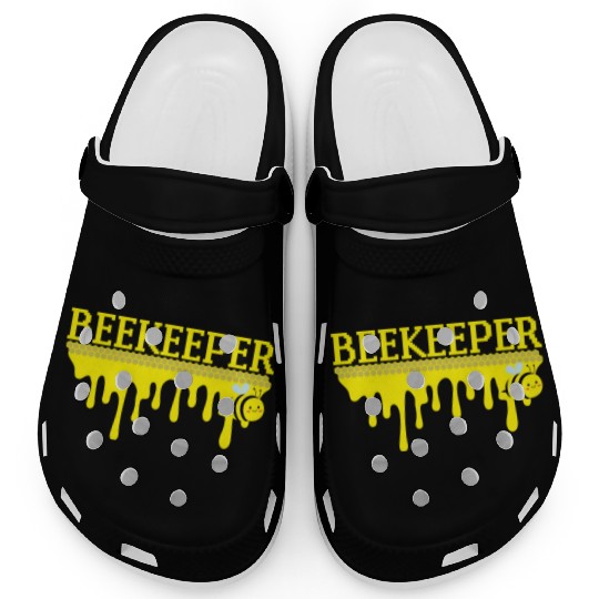 Bee Keeper Beekeeper, Funny Bee Hive Honey Lover Clogs