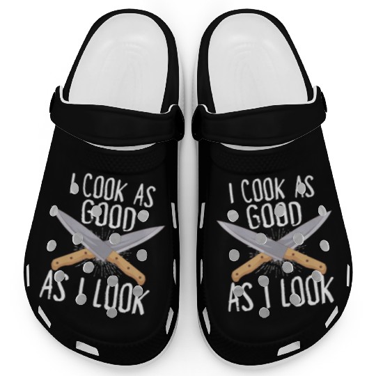 Chef Cook Kitchen Restaurant Knives Cookout Clogs