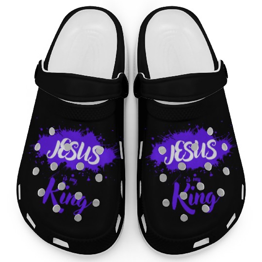 JESUS is my King Clogs