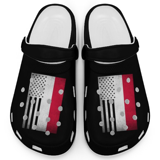 Poland Design for proud Polish Americans Clogs