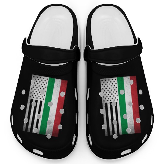 Italy Design for proud Italian Americans Clogs