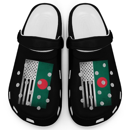 Bangladesh Design for proud Bangladeshi Americans Clogs
