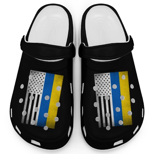 Ukraine Design for proud Ukrainian Americans Clogs