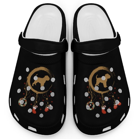 dog dreamcatcher Christmas Brussel Griffon Clogs