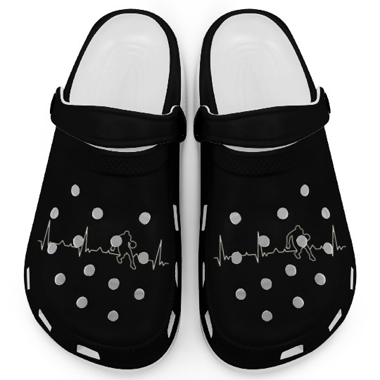 Basketball Player Dribble. Heart. Love. EKG. Clogs