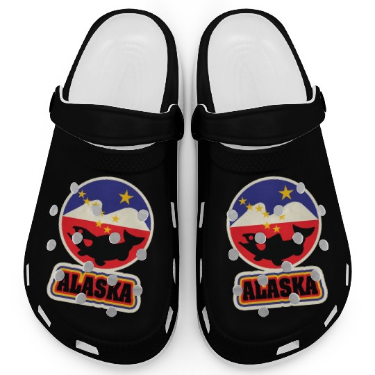 US States ALASKA Clogs