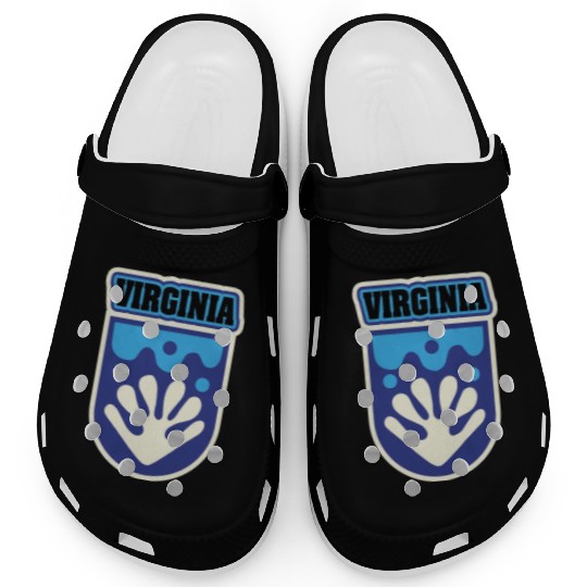 US States VIRGINIA Clogs