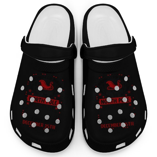 Reindeer Mail North Pole Delivery Clogs