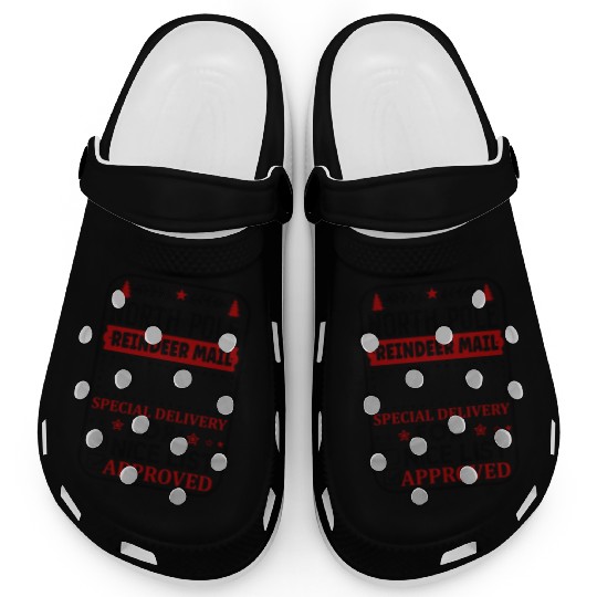 North Pole Reindeer Mail Clogs