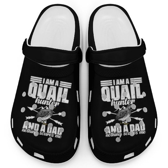 Funny Quail Hunting Hobby Northern Bobwhite Quail Clogs