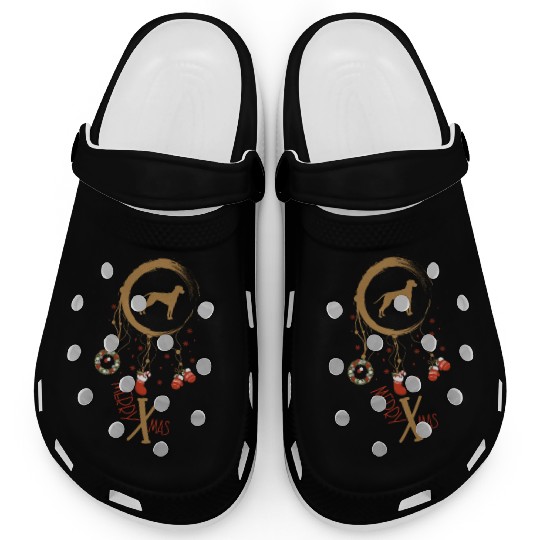 dog dreamcatcher Christmas Dalmatian Clogs