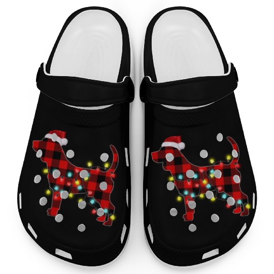 Beagle Christmas Dog Lover Pajamas Clogs