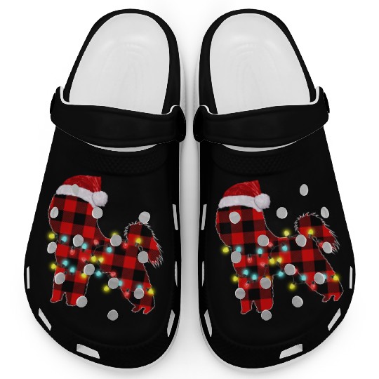 Bichon Frise Christmas Dog Lover Pajamas Clogs