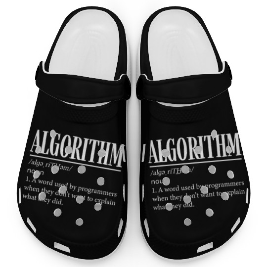 Algorithm Programmer, Coding, Coder Clogs