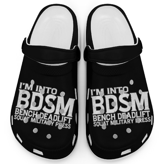Im Into BDSM Bench Squat Deadlift Military Press19 Clogs