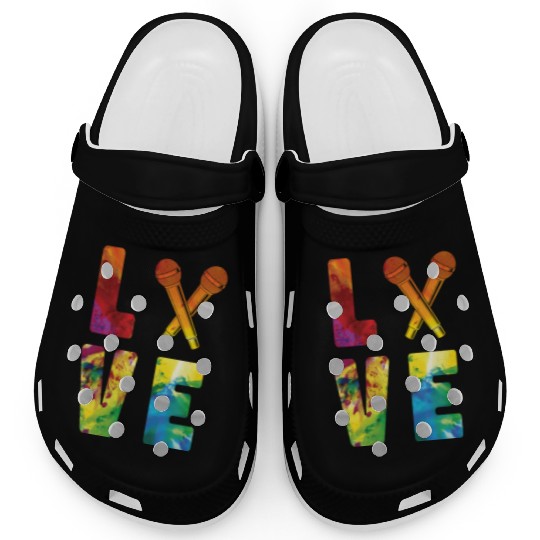 Karaoke Singer Microphone Vocalist Clogs