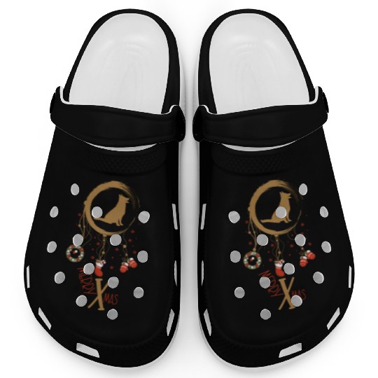 dog dreamcatcher Christmas German Shepherd Clogs