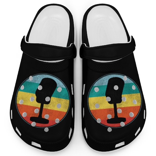Karaoke Singer Microphone Vocalist Clogs