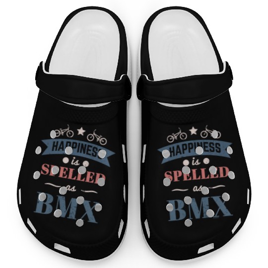 Happiness satisfaction BMX bike adrenaline Clogs