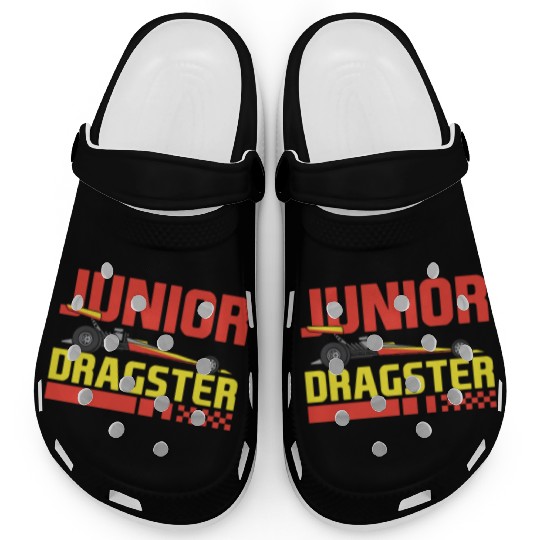 Junior Dragster Drag Racing Future Drag Racer Kids Clogs