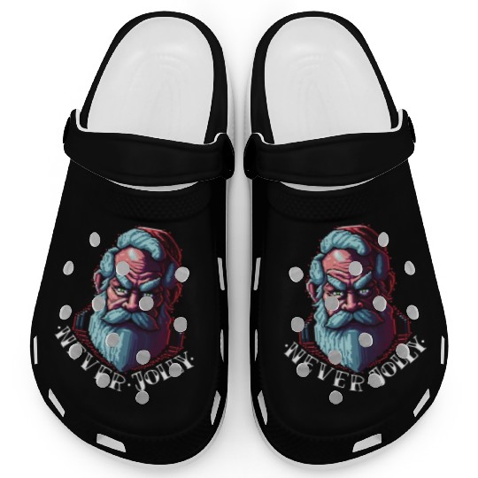 Grumpy Santa Clogs