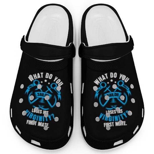 Sailing Sailor Hilarious Clogs
