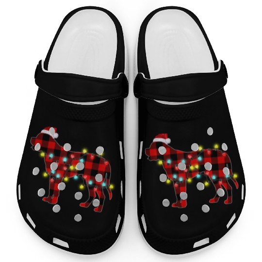 Mastiff Christmas Dog Lover Pajamas Clogs
