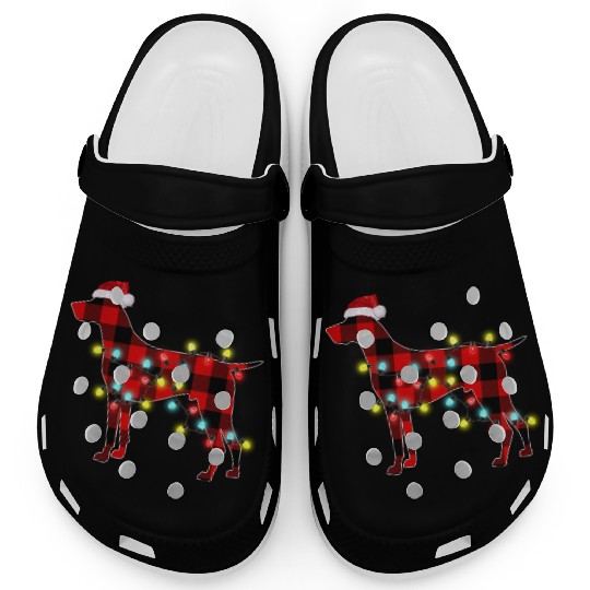 German Shorthaired Pointer Christmas Dog Lover Clogs