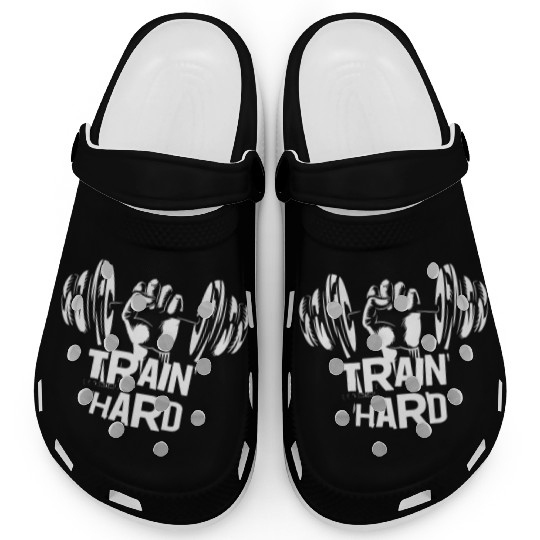 Train hard, gym motivated and excited Clogs