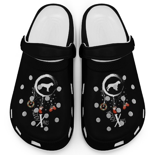 dog dreamcatcher Christmas Labrador Clogs
