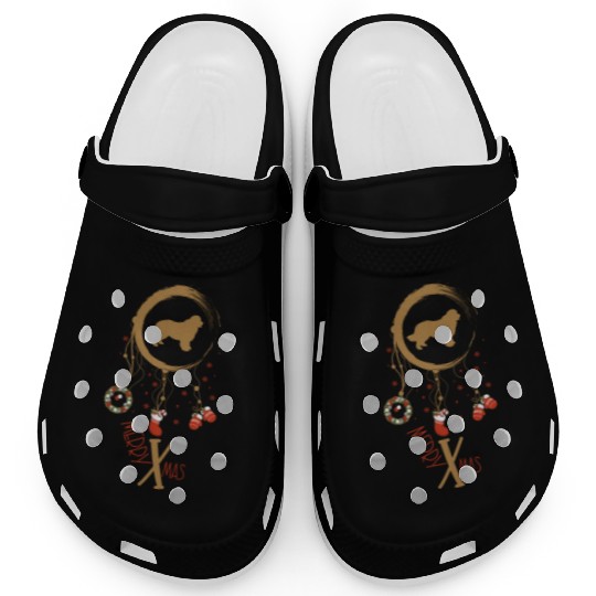 dog dreamcatcher Christmas Newfoundland Clogs