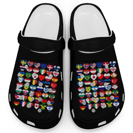 Flags of the Countries of the World International Clogs
