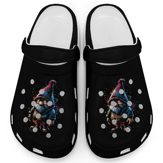 Graffiti Streetwear Gnome Clogs