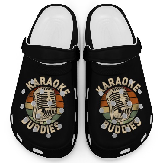 Karaoke Singer Friends Besties Clogs