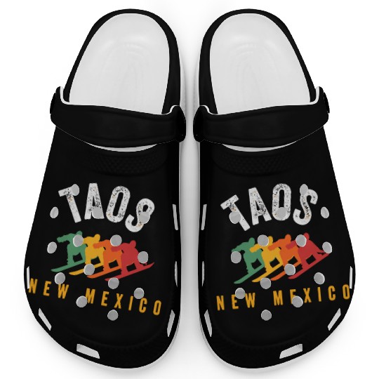 Vintage Taos Nm Us New Mexico Ski Snowboard Mounta Clogs