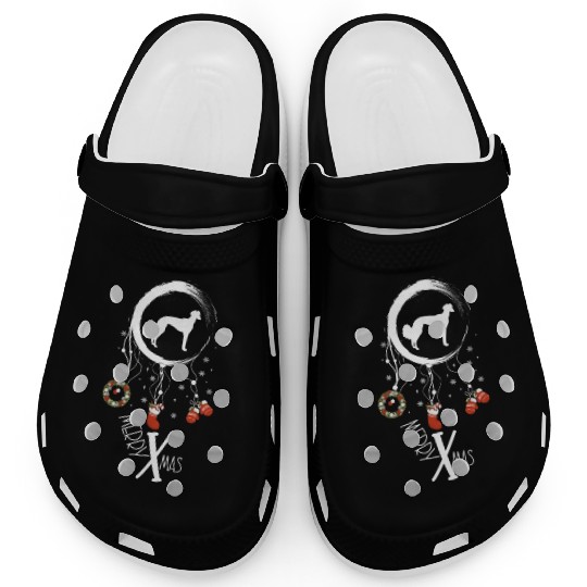 dog dreamcatcher Christmas Saluki Clogs