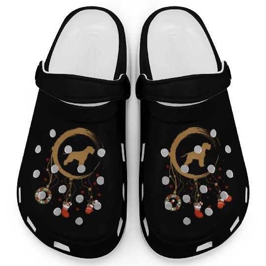 dog dreamcatcher Christmas Schnauzer Clogs