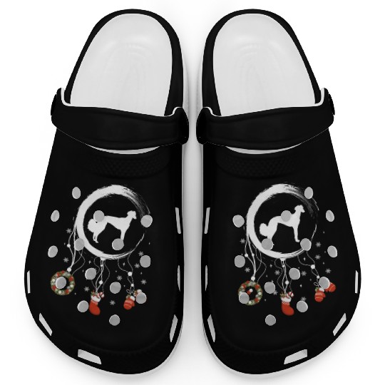 dog dreamcatcher Christmas Saluki Clogs