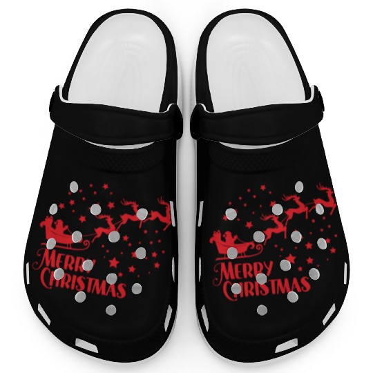 Merry Christmas reindeer Clogs
