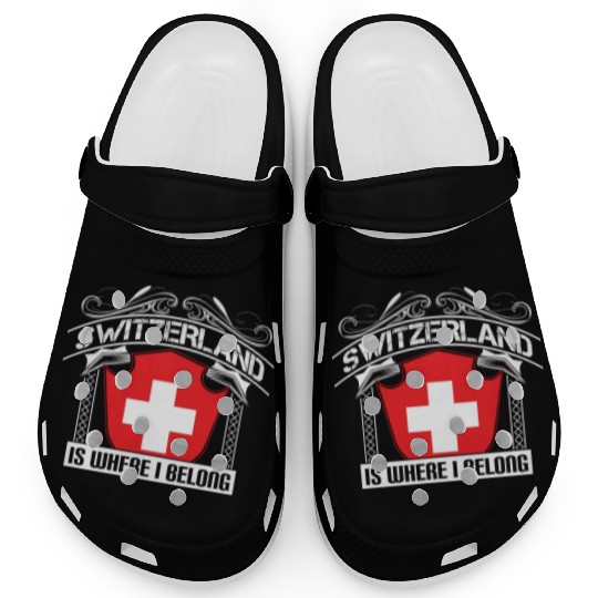 Switzerland Alps State Gift Idea Clogs