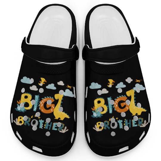 Boys Big Brother Dino Lover Clogs