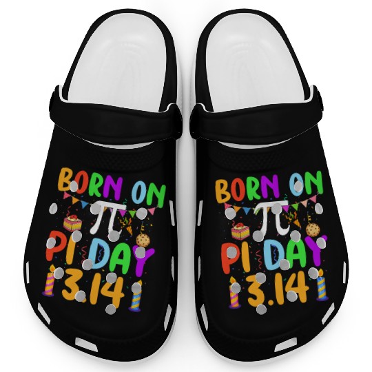 Born On Pi Day Pi number 3.14 Pie Math Equations B Clogs